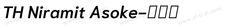 TH Niramit Asoke字体转换